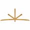 Ekena Millwork Alberta Rough Sawn Timber Gable Bracket, Western Red Cedar, 108"W x 45"H x 2"D x 4"F, 10/12 Pitch GBW108X45X0204ALB00RWR - alternate 1